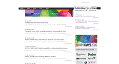 Desktop Screenshot of 2009.therussiaforum.com